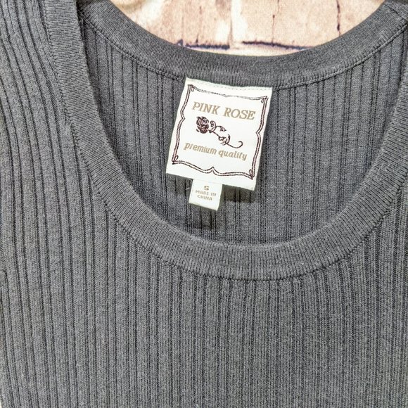 Pink Rose Dress Sweater Size Small - Picture 5 of 11